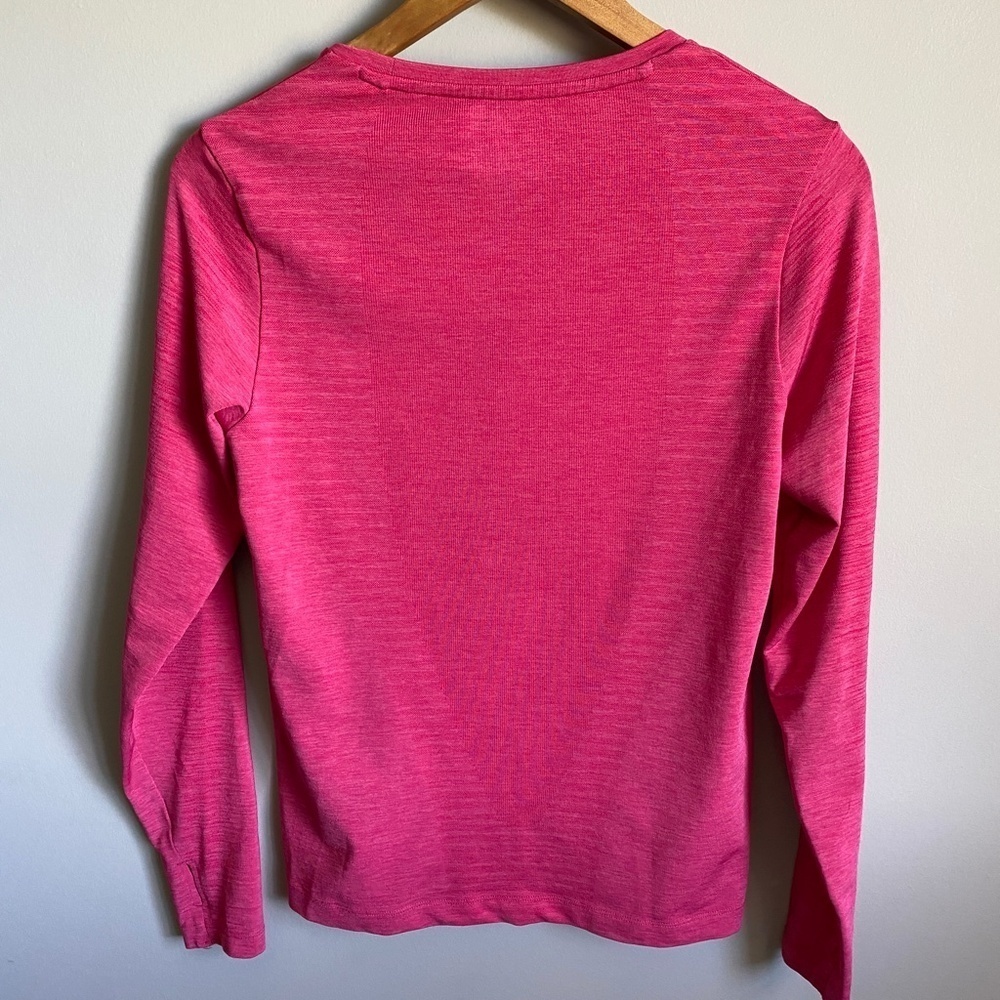 Tuff Athletics Women's Pink Performance Athletic Long Sleeve T-shirt Size Small - Picture 4 of 10